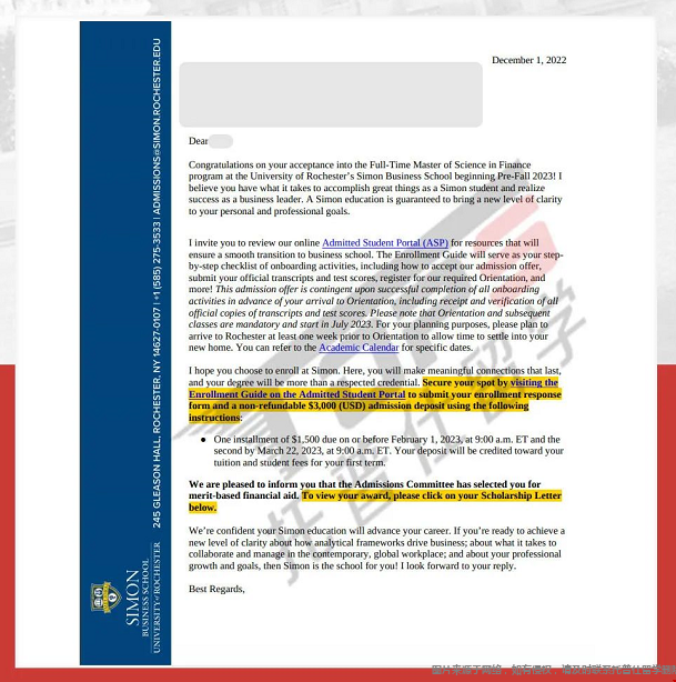 羅切斯特大學金融碩士錄取案例.png