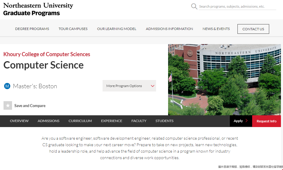 美國東北大學計算機研究生申請要求.png 美國東北大學計算機研究生申請要求.png