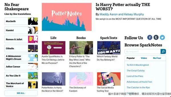 留學美國必備英語學習網(wǎng)站-Sparknotes.jpg