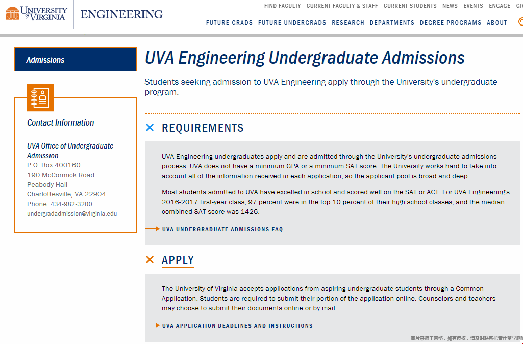 弗吉尼亞大學(xué)工程學(xué)院申請(qǐng)要求.png