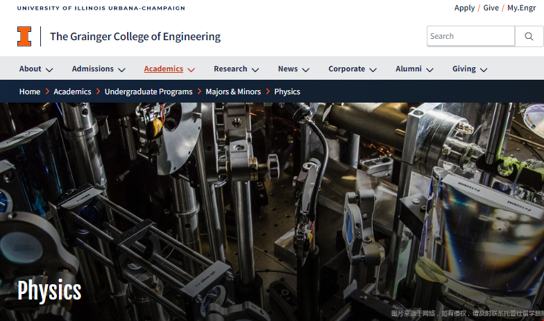 伊利諾伊香檳分校物理專業(yè)排名.png