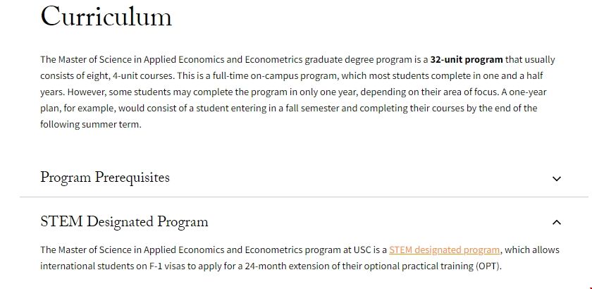 USC大學應用與計量經濟學碩士讀幾年.png