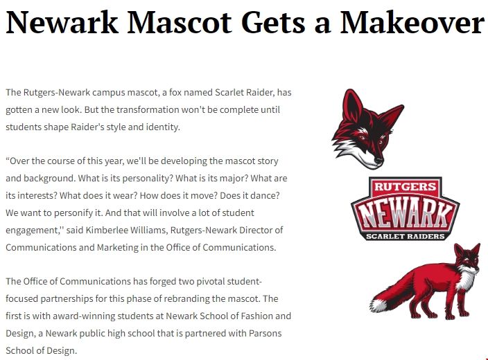 羅格斯大學紐瓦克校區新吉祥物亮相.png