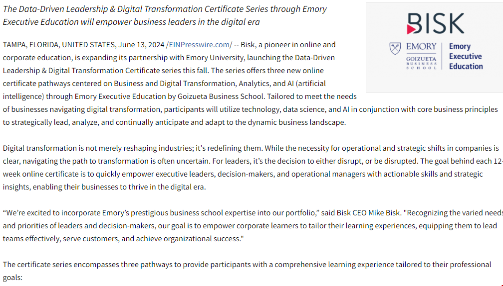 埃默里商學(xué)院與Bisk合作推出在線證書課程.png